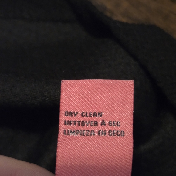 Pearl Collar Black Flared Dress Size 12 - Picture 8 of 8